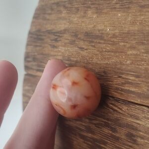 Peaches and marmalade bead medium